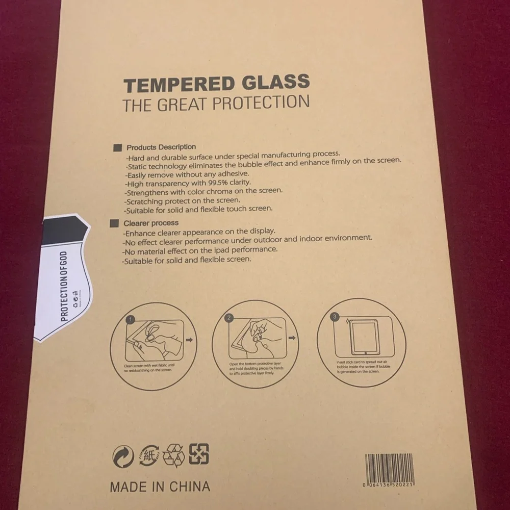 Tempered Glass Screen Protector for Tablets